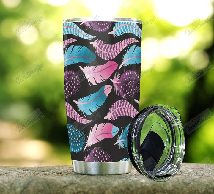 Personalized Feathers TH1410499CL Tumbler