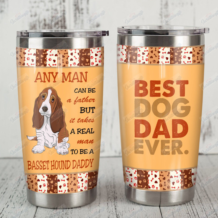 Personalized Basset Hound Dog TH1610161CL Tumbler