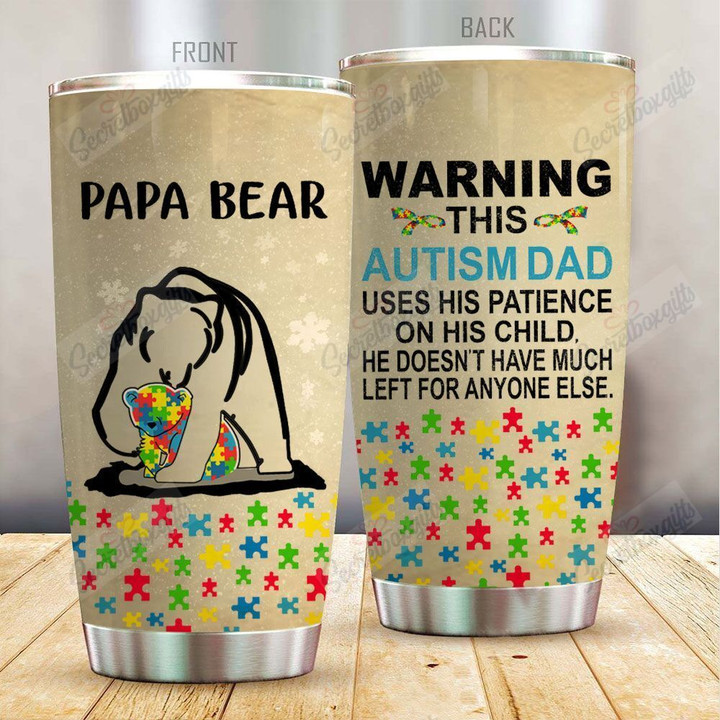Personalized Autism Daddy LD1610010CL Tumbler