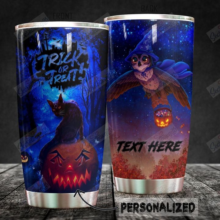 Personalized Wicca Halloween Trick Or Treat NC0710455CL Tumbler