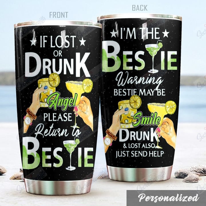 Personalized Wine Return To Bestie NC0810334CL Tumbler