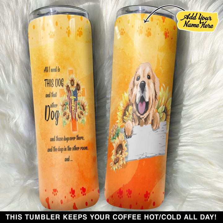 Personalized Dog Personalized GS0604813OD Skinny Tumbler