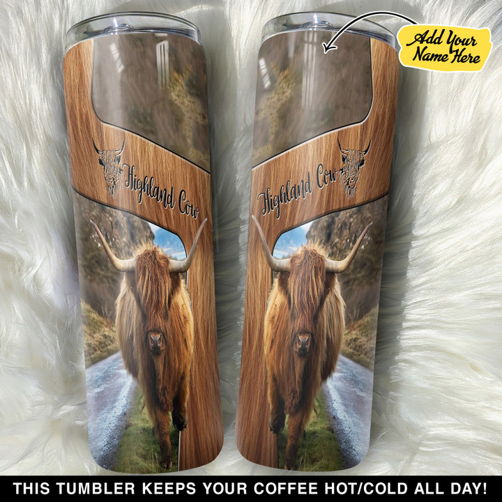 Personalized Highland Cow GS0604681OD Skinny Tumbler