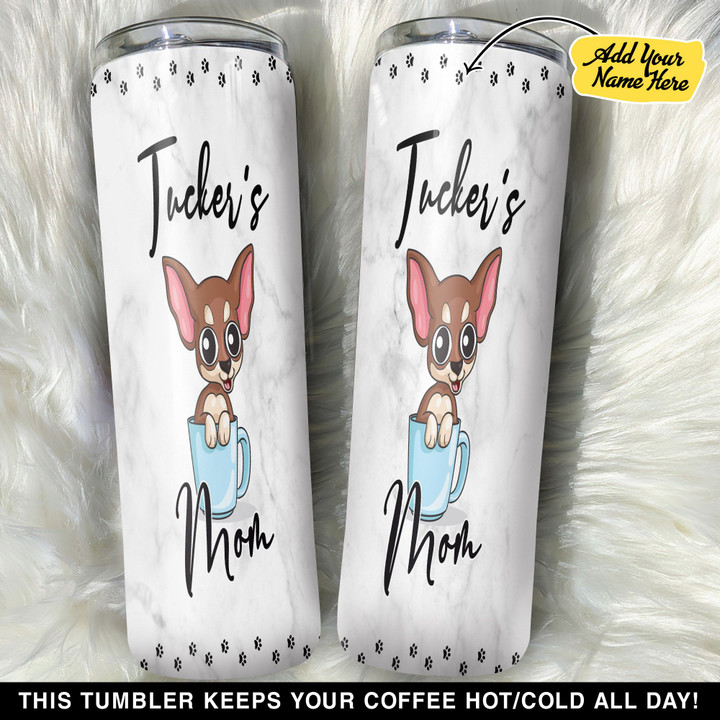 Personalized Chihuahua Mom GS0704685OD Skinny Tumbler