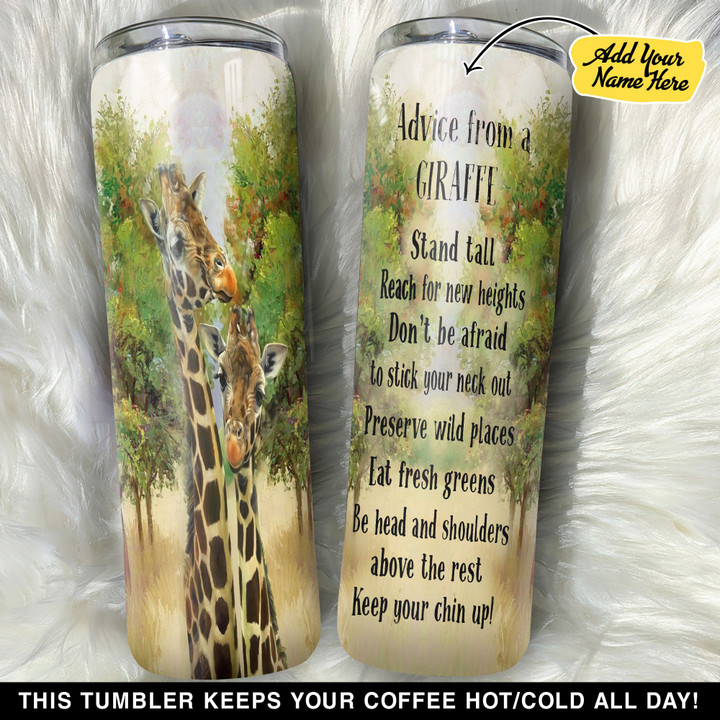 Personalized Advice From A Giraffe N GS0604397OD Skinny Tumbler