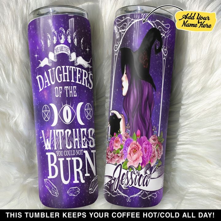 Personalized Daughter Of Witch GS0704667OD Skinny Tumbler