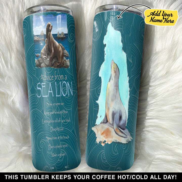 Personalized Advice A From Sealion Tumbler GS0704390OD Skinny Tumbler