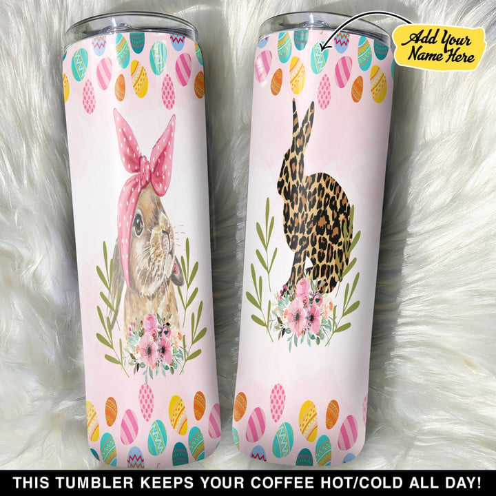 Personalized Easter Eggs Rabbit GS0804723OD Skinny Tumbler