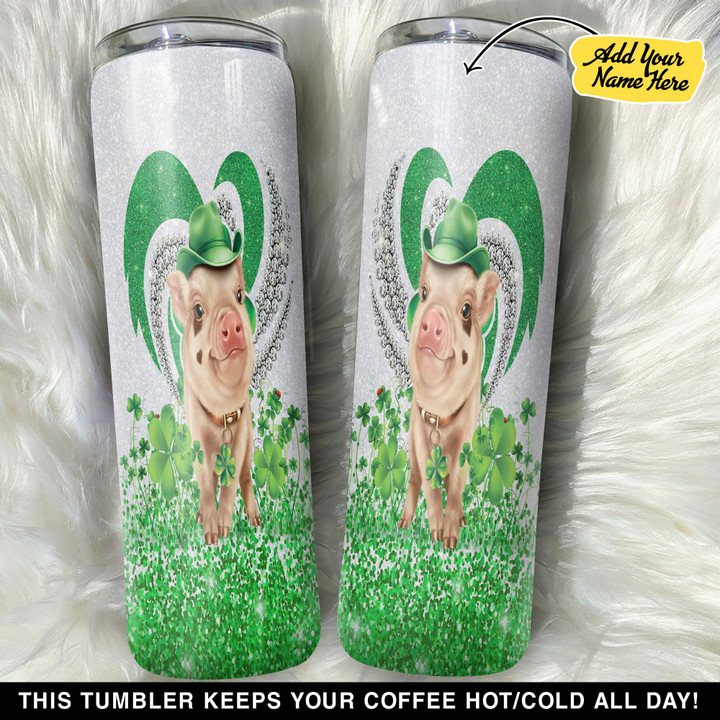 Personalized St Patrick Cute Pig GS0804521OD Skinny Tumbler
