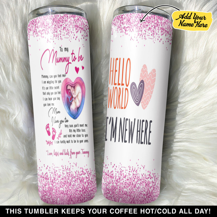 Personalized To My Mommy To Be GS0804419OD Skinny Tumbler
