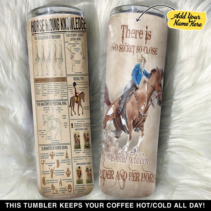 Personalized Horse Riding Knowledge GS0304195OD Skinny Tumbler