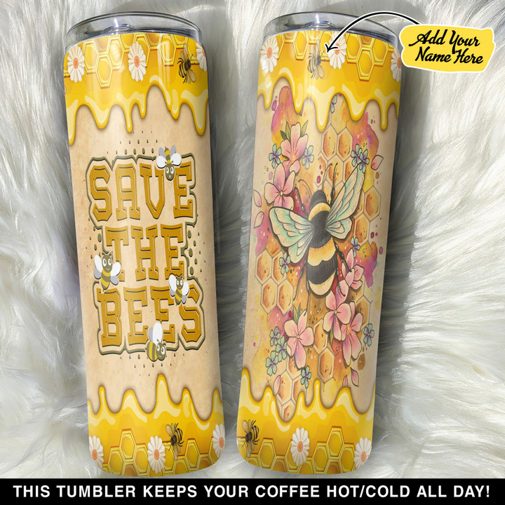 Personalized Save The Bees GS0203578OD Skinny Tumbler