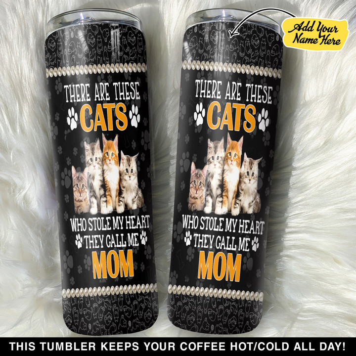 Personalized Cat They Call Me Mom Cat Lovers Cat Moms GS0103183OD Skinny Tumbler