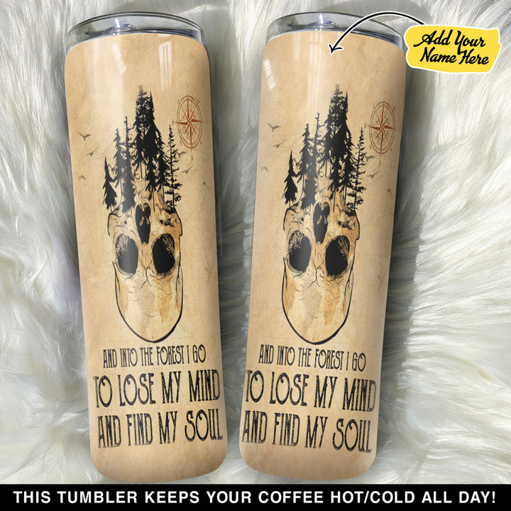 Personalized Hiking And Into The Forest GS0203367OD Skinny Tumbler
