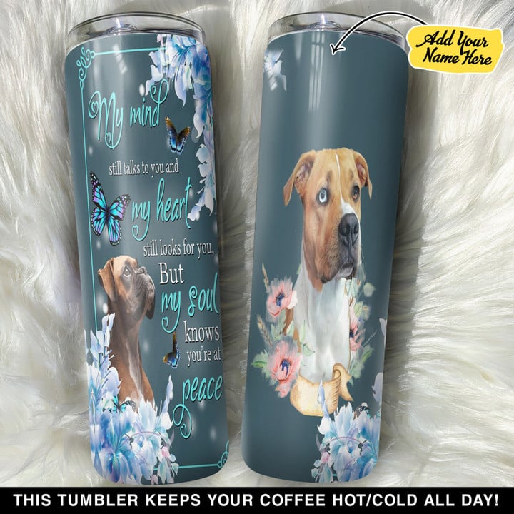 Personalized Boxer My Mind GS0103123OD Skinny Tumbler