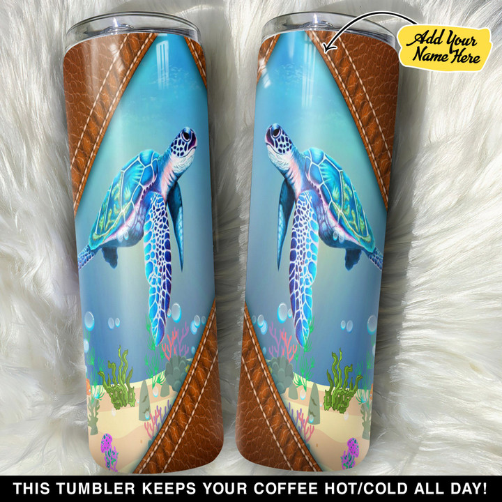 Personalized Turtle Under Sea GS0203671OD Skinny Tumbler