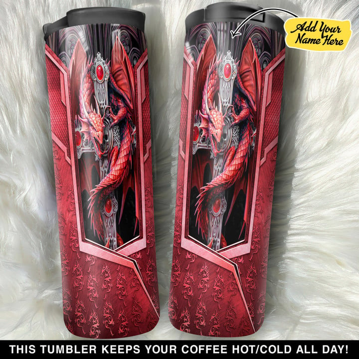 Personalized Dragon Red GS1704106OD Stainless Steel Worldmark Tumbler