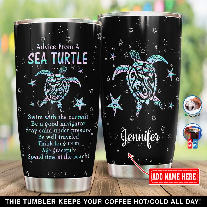 Personalized Advice From A Sea Turtle YC0609001YI Tumbler