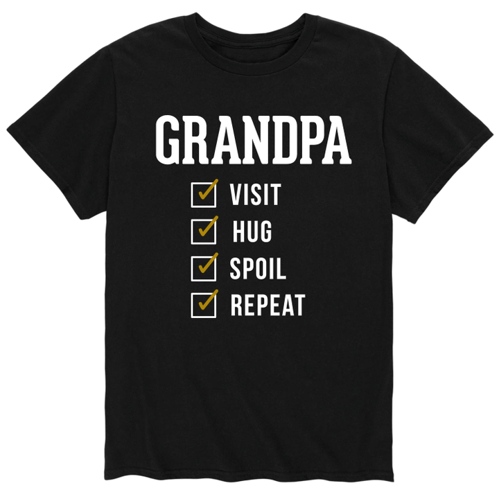 Grandpa Visit Hug Spoil XM0109291CL T-Shirt