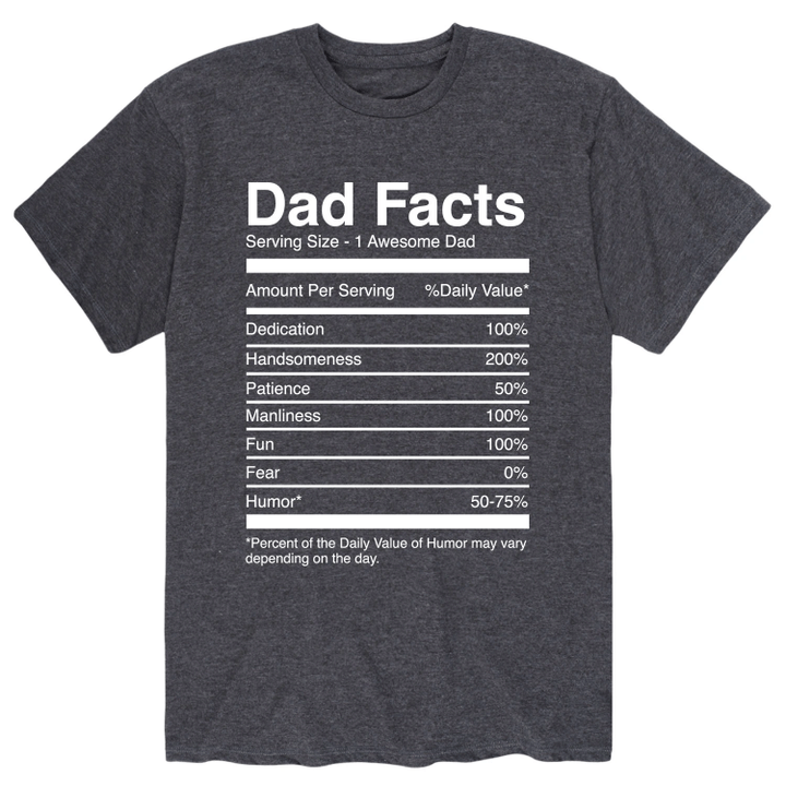 Dad Facts XM0109205CL T-Shirt