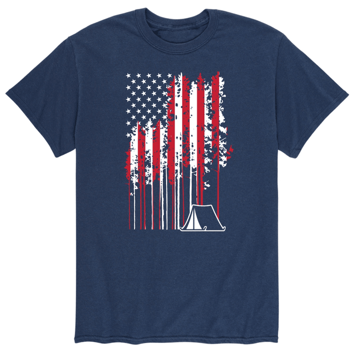 Camp Pines American Flag Color XM0109167CL T-Shirt