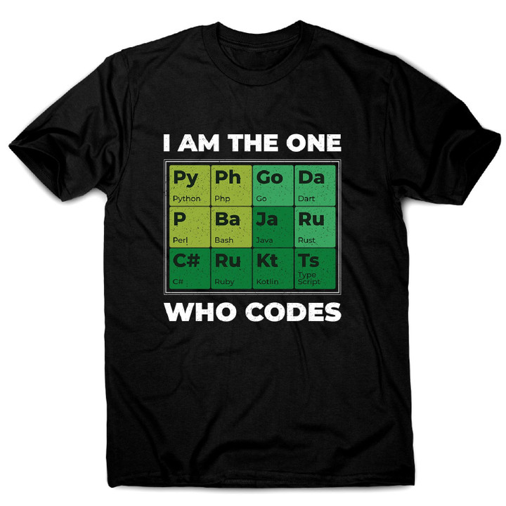 Developer Periodic Table XM0709231CL T-Shirt