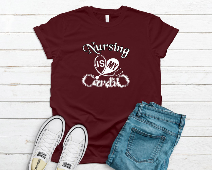 Nursing Is My Cardio YW0109305CL T-Shirt
