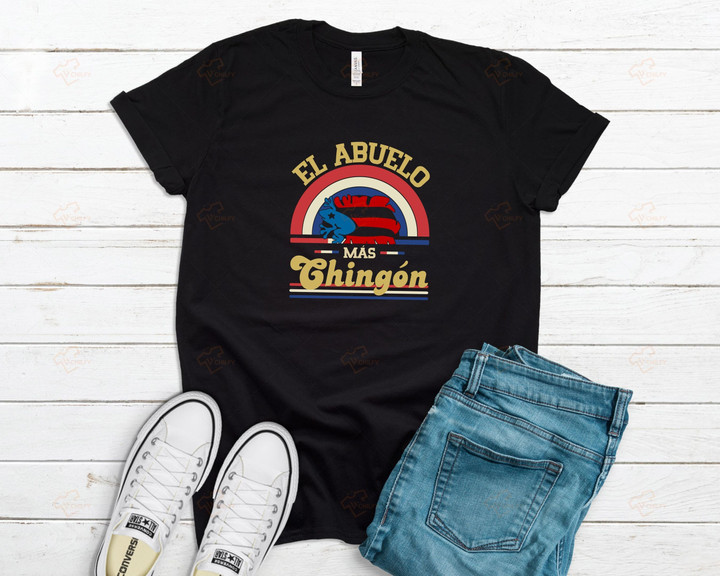 Puerto Rico El Abuelo Mas Chingon YW0109322CL T-Shirt