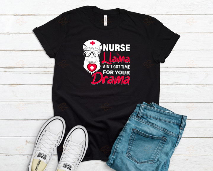 Nurse Llama Drama YW0109283CL T-Shirt
