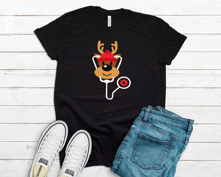Cute Reindeer Nurse Christmas YW0109103CL T-Shirt