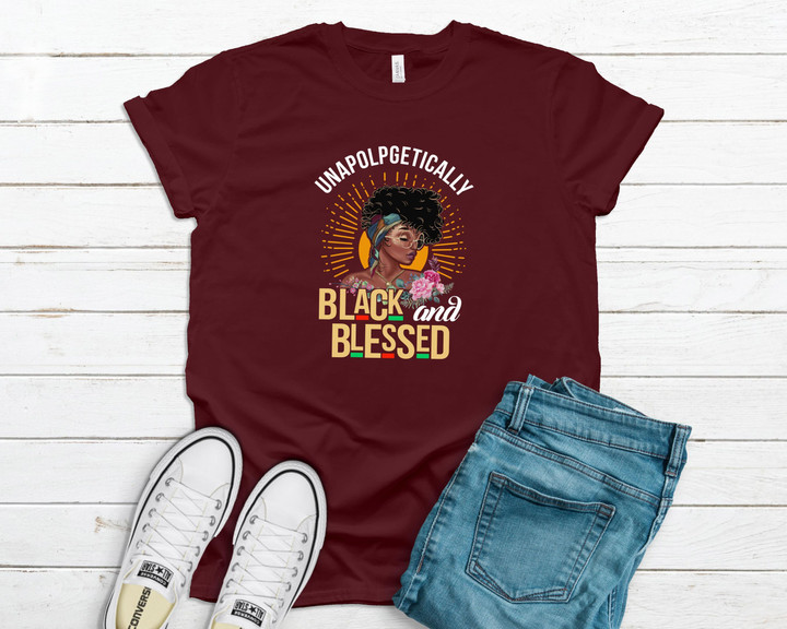Unapologetically Black And Blessed YW0109383CL T-Shirt