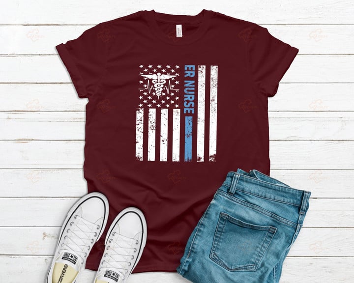America Christian Er Nurse YW0109044CL T-Shirt