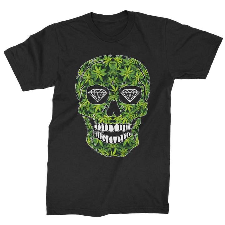 Weed Skull XM1009302CL T-Shirt