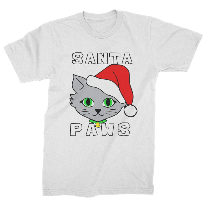 Santa Paws Cat Kitten Ugly Christmas XM1009268CL T-Shirt