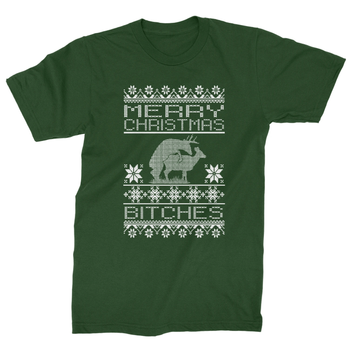 Merry Christmas Btches Ugly Christmas XM1009222CL T-Shirt