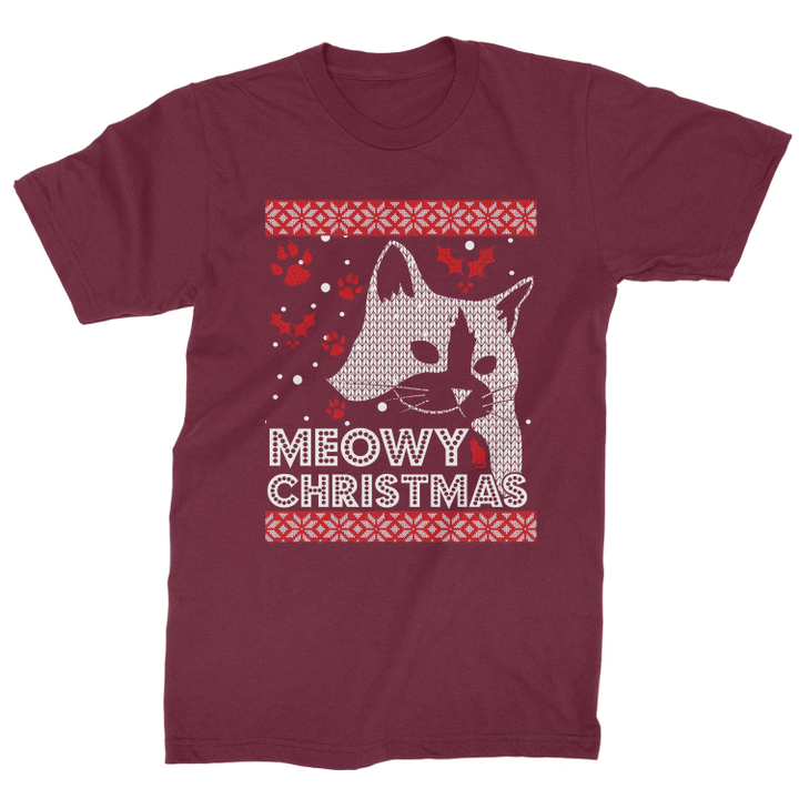 Meowy Christmas Ugly Christmas Holiday XM1009102CL T-Shirt