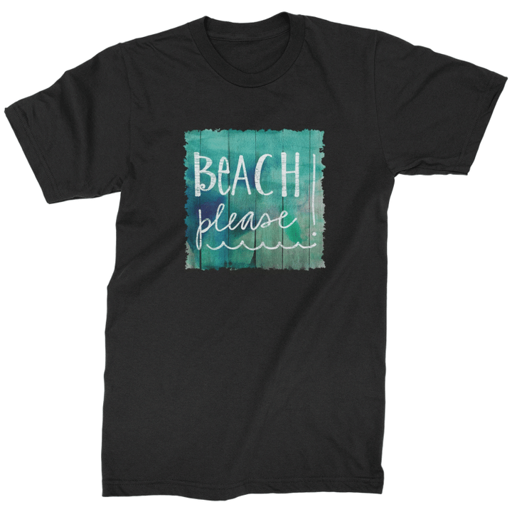 Beach Please Wood Background XM1009116CL T-Shirt