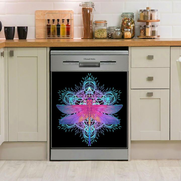 Dragonfly Boho YW0309270CL Decor Kitchen Dishwasher Cover