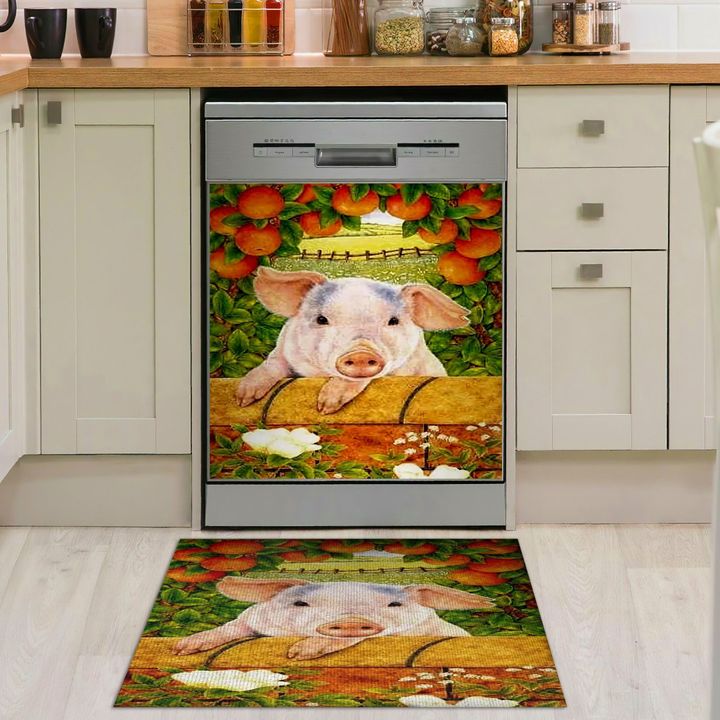 Pig YW0410584CL Decor Kitchen Dishwasher Cover