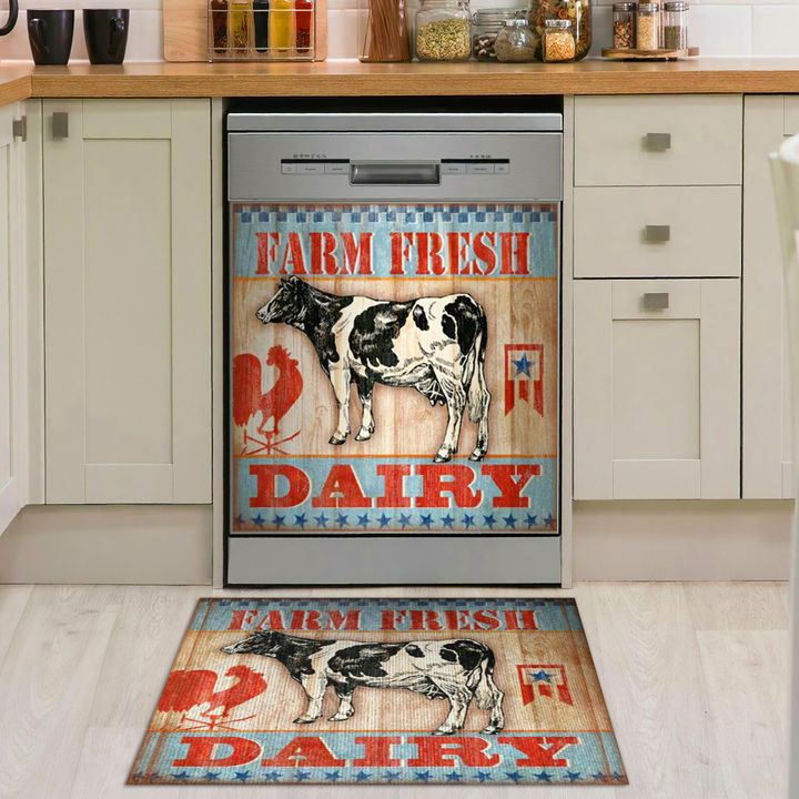 Dairy Cattle YW0410002CL Decor Kitchen Dishwasher Cover