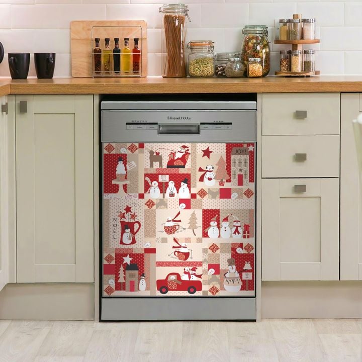 Christmas Snowman YW0410431CL Decor Kitchen Dishwasher Cover