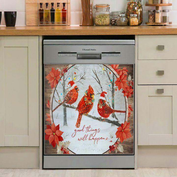 Cardinal Bird YW0410471CL Decor Kitchen Dishwasher Cover