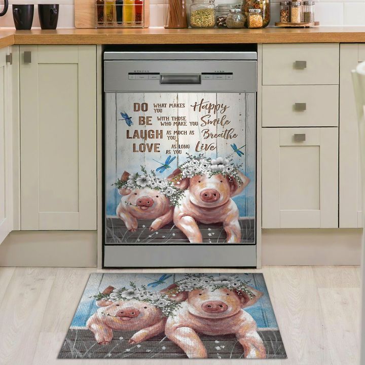 Pig YW0410263CL Decor Kitchen Dishwasher Cover