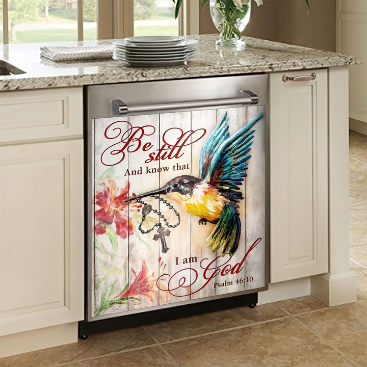 Hummingbird YW0410396CL Decor Kitchen Dishwasher Cover