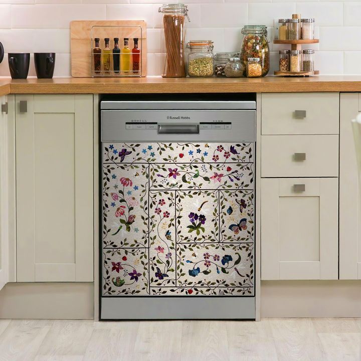 Flower Garden YW0410381CL Decor Kitchen Dishwasher Cover