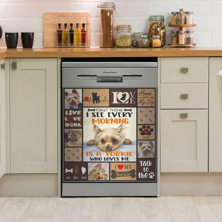 Yorkshire Terrier Dog Blanket YW0410039CL Decor Kitchen Dishwasher Cover