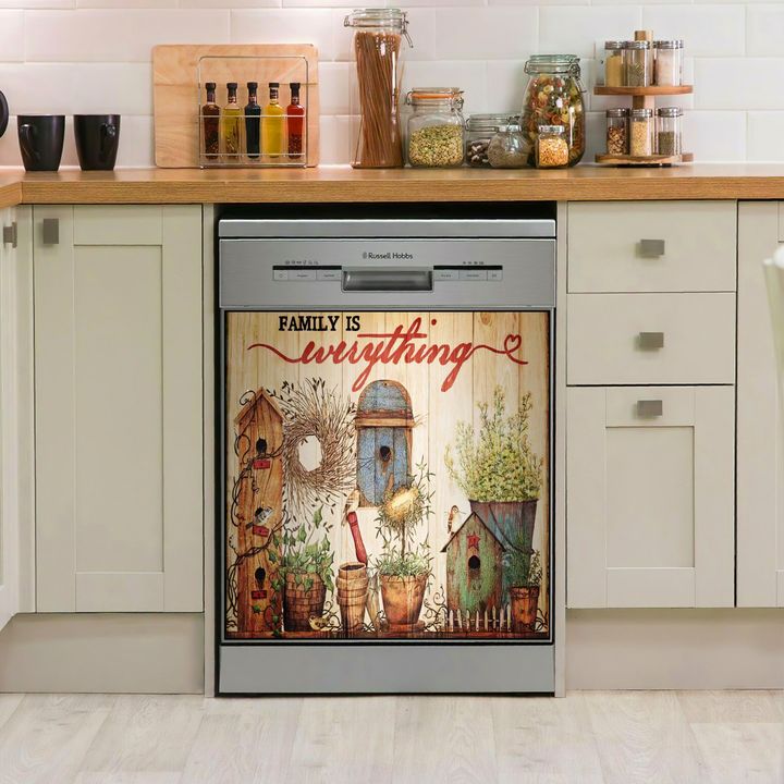 Farm Life YW0410621CL Decor Kitchen Dishwasher Cover