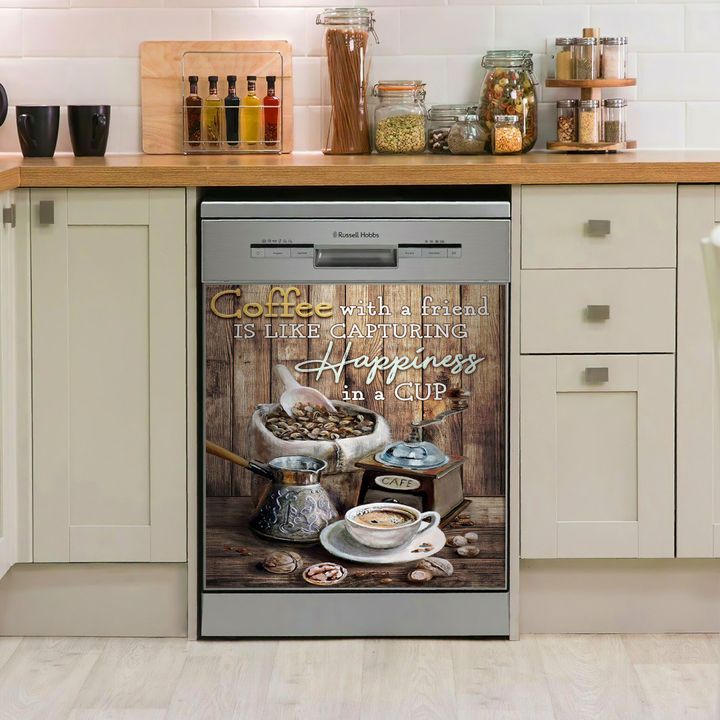 Coffee YW0410234CL Decor Kitchen Dishwasher Cover