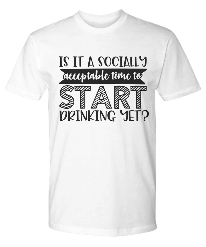 Socially Acceptable Funny Sarcasm YW0910494CL T-Shirt