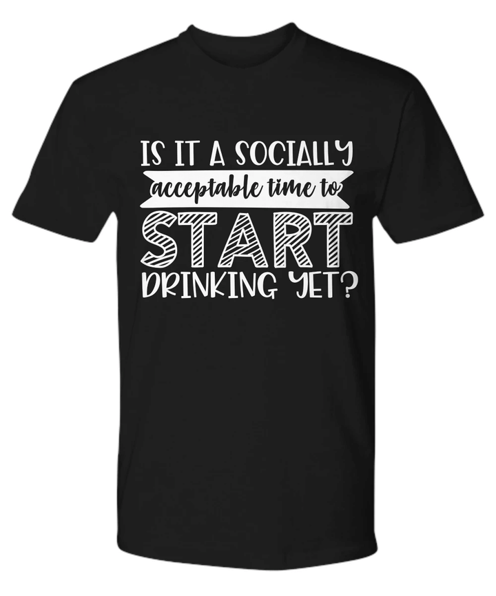 Socially Acceptable Funny Sarcasm YW0910493CL T-Shirt